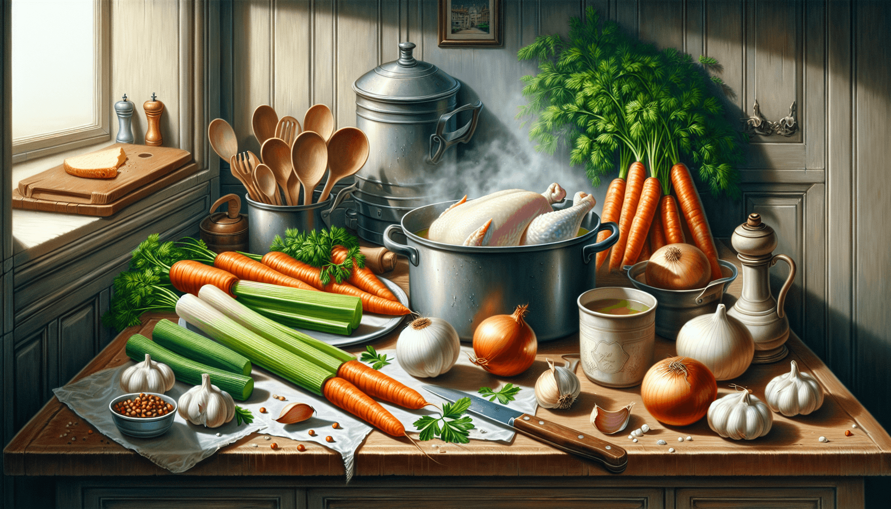 Бульйон з курки по-парижанськи