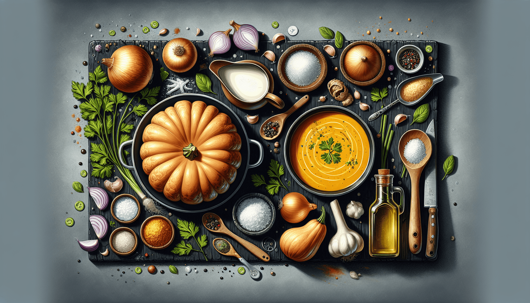 Суп-пюре з гарбуза