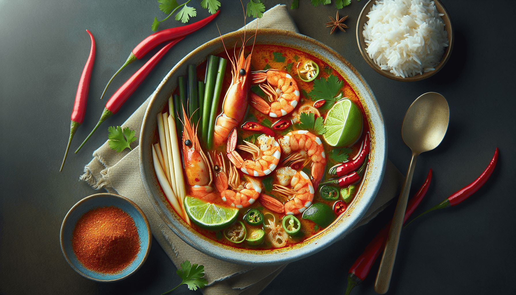 Том Ям з креветками