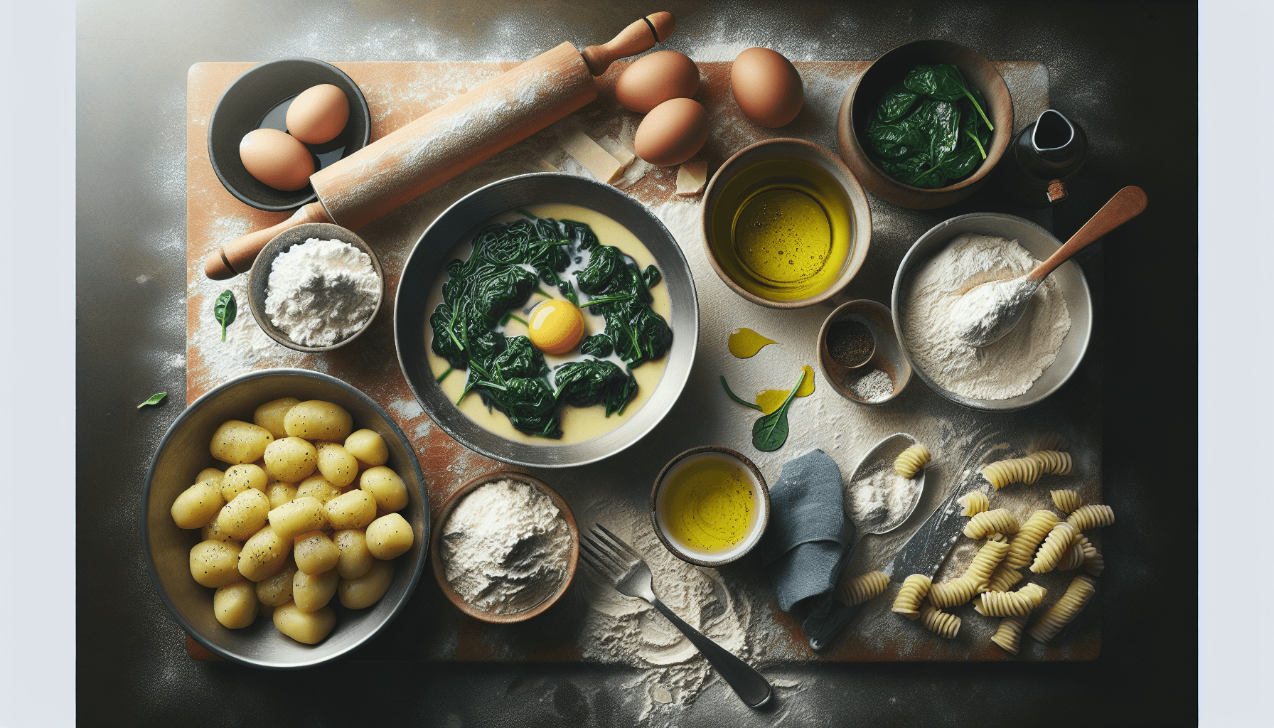 Ньоккі з шпинатом та рикотто