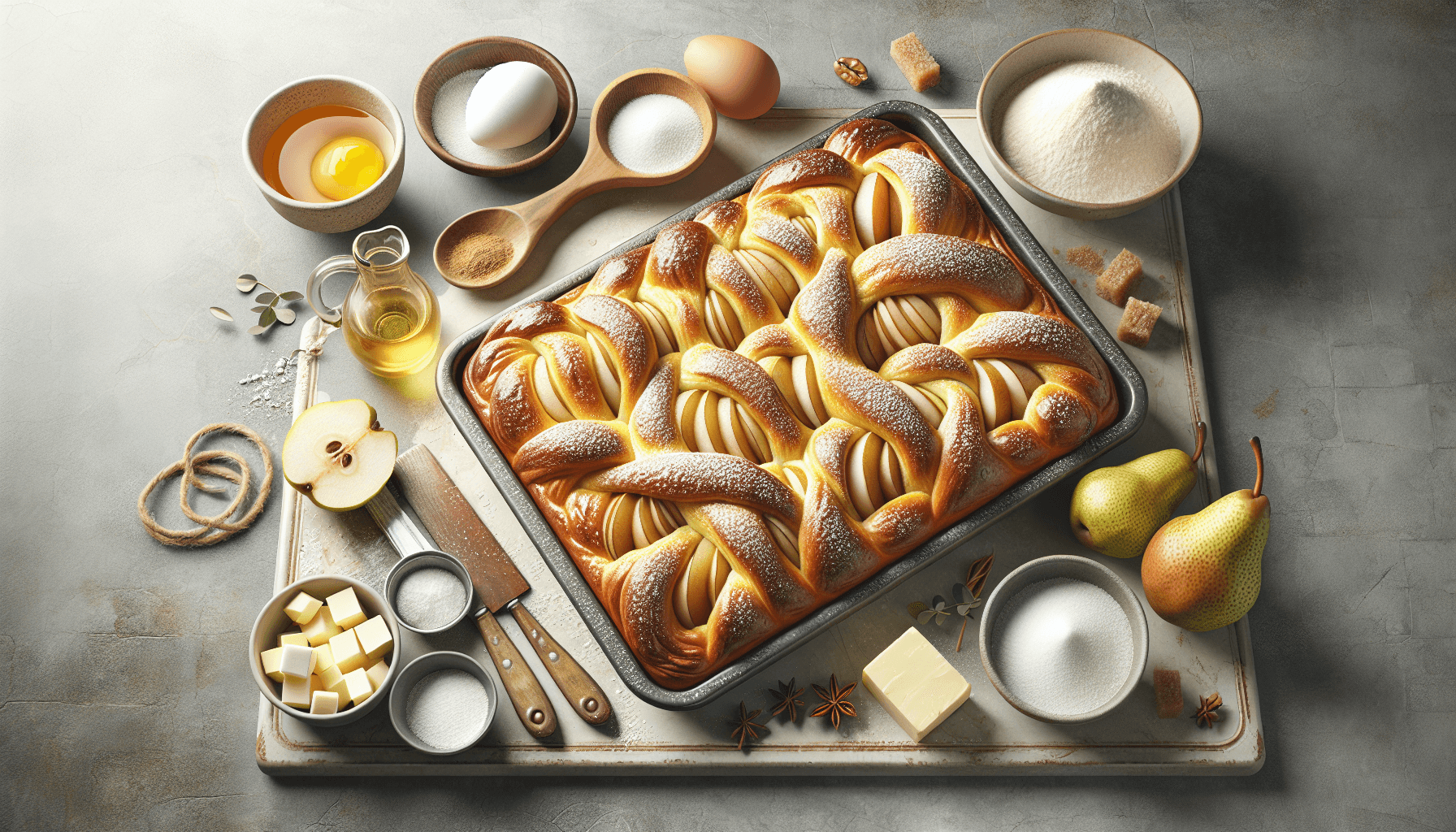 Солодка бабка з грушею